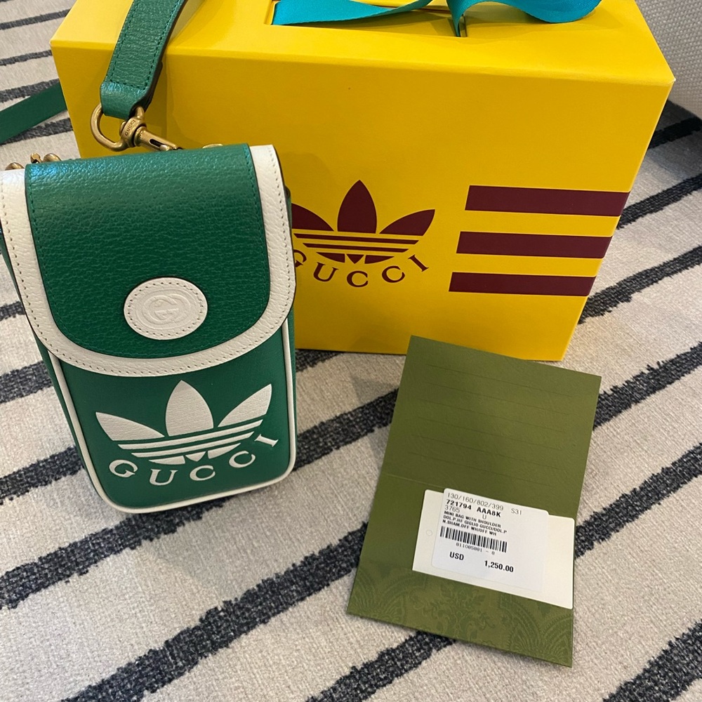Gucci x Adidas mini shoulder bag NWT